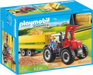 PLAYMOBIL Country Grote tractor met aanhangwagen - 70131